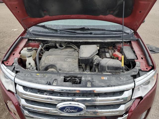 2FMDK4JC9DBC60635 - 2013 FORD EDGE SEL RED photo 12