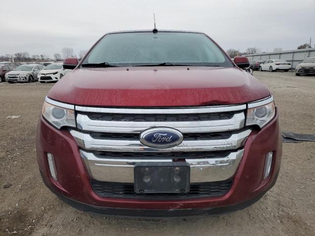 2FMDK4JC9DBC60635 - 2013 FORD EDGE SEL RED photo 5