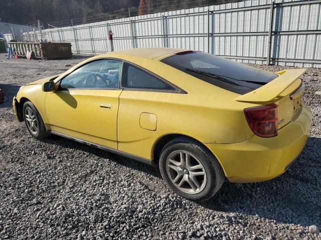 JTDDR32T940179175 - 2004 TOYOTA CELICA GT YELLOW photo 2