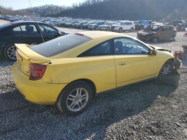 JTDDR32T940179175 - 2004 TOYOTA CELICA GT YELLOW photo 3