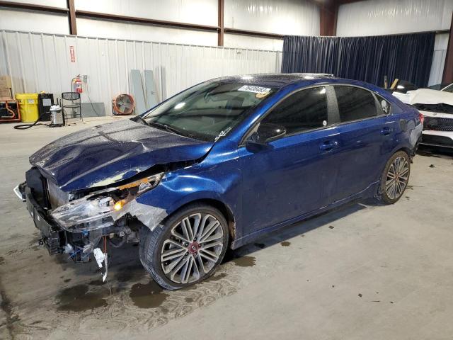 3KPF44AC0ME366360 - 2021 KIA FORTE GT BLUE photo 1