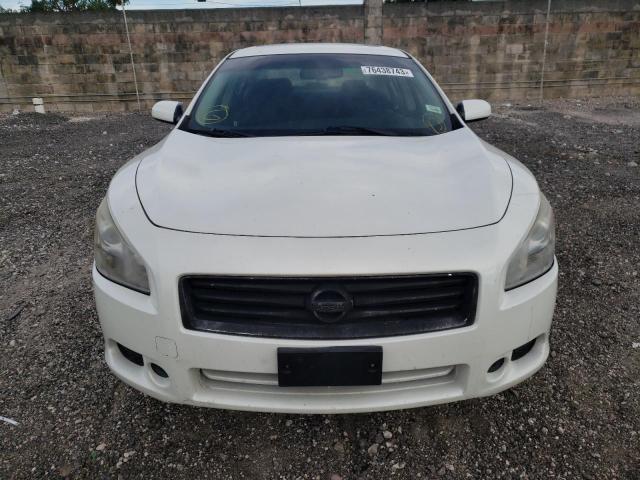 1N4AA5AP6EC438706 - 2014 NISSAN MAXIMA S WHITE photo 5