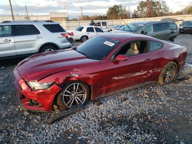 1FA6P8TH3F5321053 - 2015 FORD MUSTANG MAROON photo 1