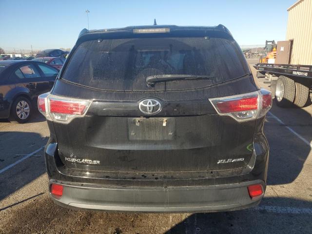 5TDJKRFH7FS153609 - 2015 TOYOTA HIGHLANDER XLE BLACK photo 6