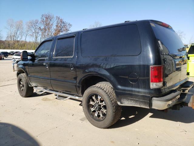 1FMNU41S34EC48040 - 2004 FORD EXCURSION XLT BLACK photo 2