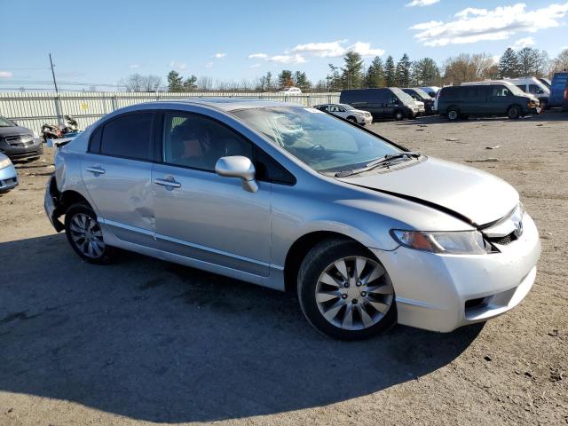 2HGFA1F91BH521991 - 2011 HONDA CIVIC EXL SILVER photo 4