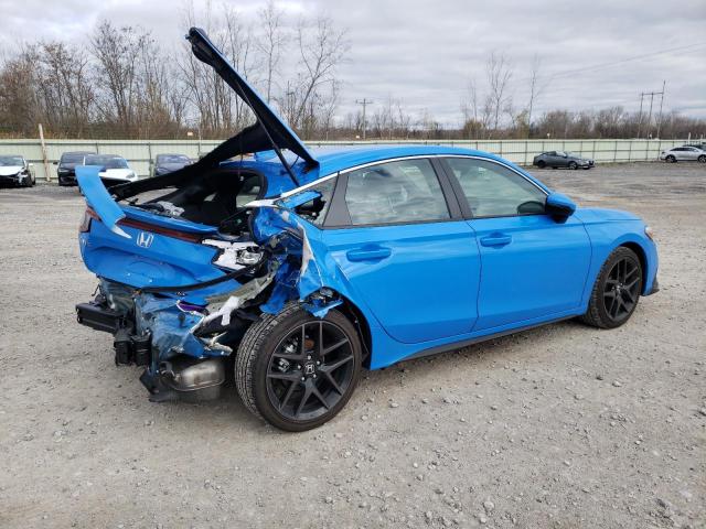 19XFL1G83RE001313 - 2024 HONDA CIVIC SPORT TOURING أزرق صورة 3