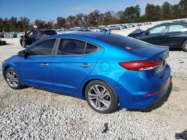 KMHD84LF9HU166650 - 2017 HYUNDAI ELANTRA SE BLUE photo 2