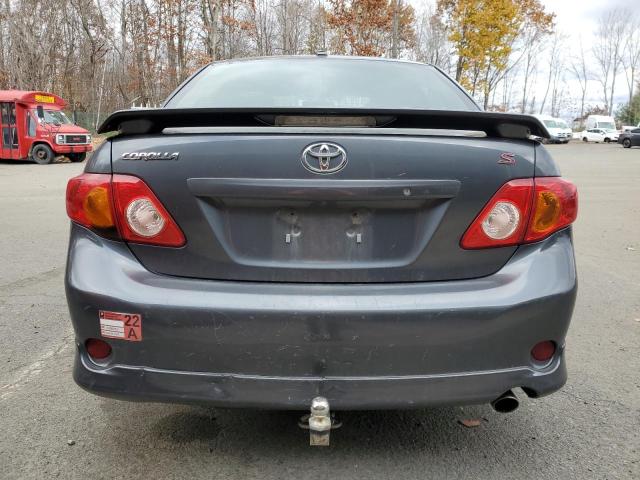 2T1BU40E59C047818 - 2009 TOYOTA COROLLA BASE GRAY photo 6