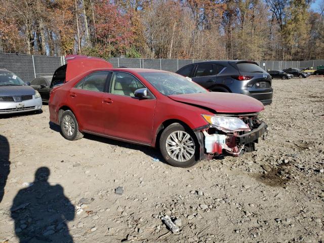 4T4BF1FK1DR330235 - 2013 TOYOTA CAMRY L RED photo 4