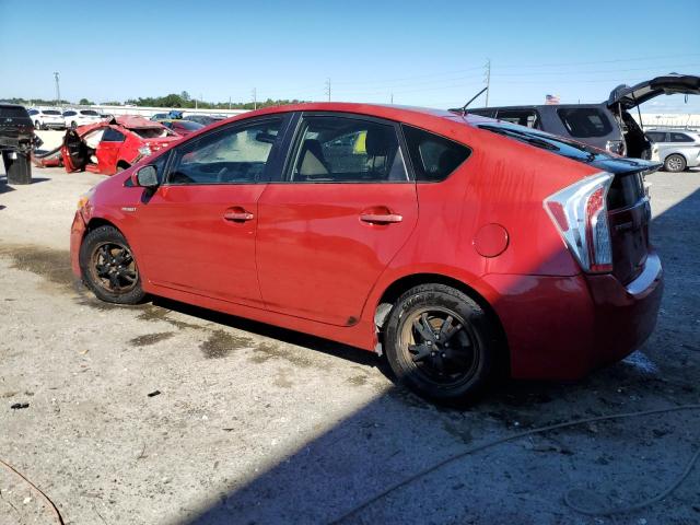 JTDKN3DU3C1594543 - 2012 TOYOTA PRIUS RED photo 2