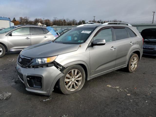 5XYKWDA2XCG253422 - 2012 KIA SORENTO SX SILVER photo 1