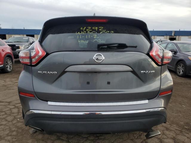 5N1AZ2MH7JN114292 - 2018 NISSAN MURANO S GRAY photo 6