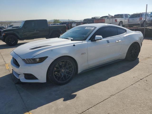 1FA6P8CF7F5308434 - 2015 FORD MUSTANG GT WHITE photo 1
