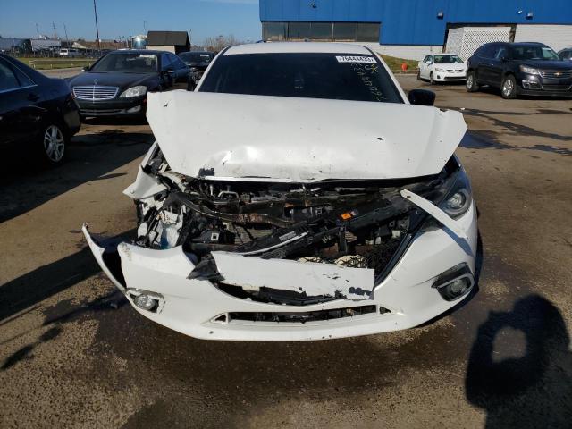 JM1BM1L30E1145274 - 2014 MAZDA 3 TOURING WHITE photo 5