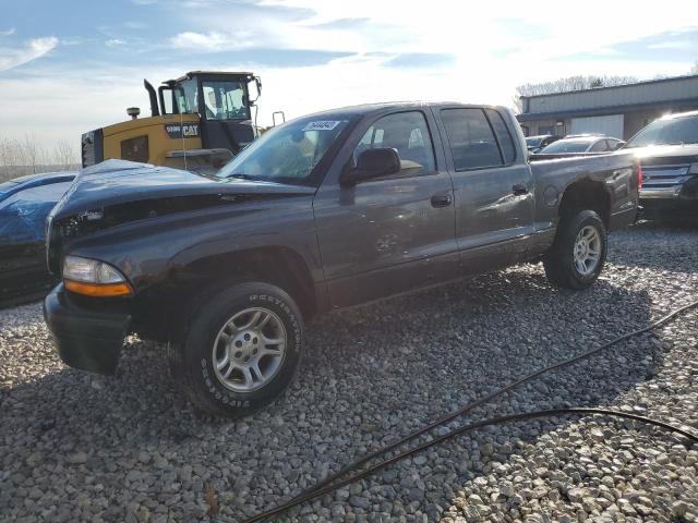 1D7HL38N43S330749 - 2003 DODGE DAKOTA QUAD SPORT CHARCOAL photo 1