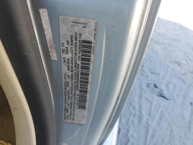 3VWRG3AG8AM017804 - 2010 VOLKSWAGEN NEW BEETLE BLUE photo 12