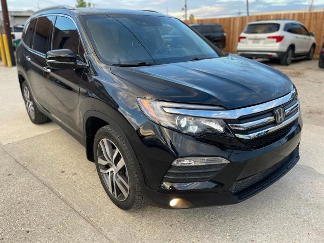 5FNYF6H04HB023609 - 2017 HONDA PILOT ELITE BLACK photo 1