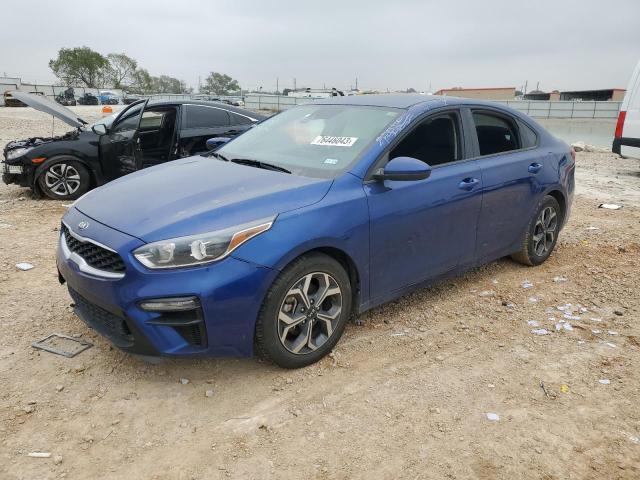 3KPF24AD2LE187976 - 2020 KIA FORTE FE BLUE photo 1