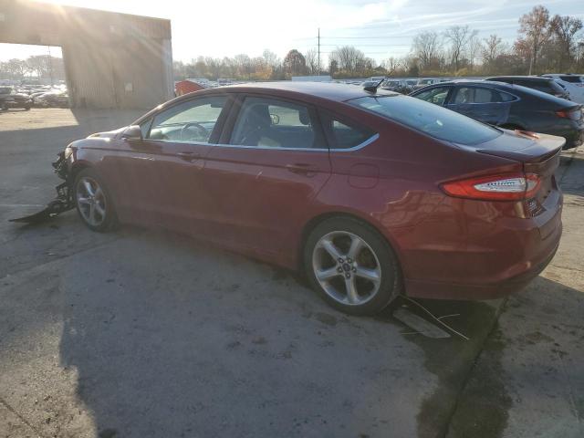 1FA6P0H79E5395321 - 2014 FORD FUSION SE MAROON photo 2