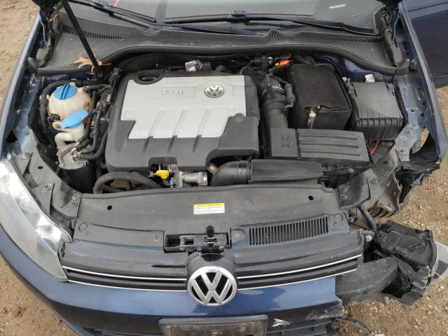 3VWPL7AJ0EM627742 - 2014 VOLKSWAGEN JETTA TDI BLUE photo 11