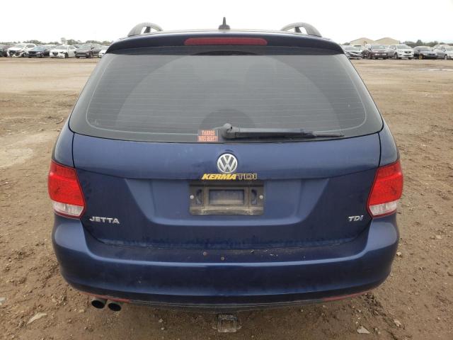 3VWPL7AJ0EM627742 - 2014 VOLKSWAGEN JETTA TDI BLUE photo 6