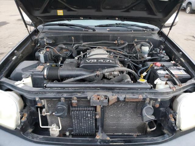5TBBT44112S280580 - 2002 TOYOTA TUNDRA ACCESS CAB შავი ფოტო 11