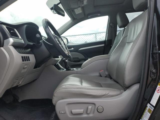 5TDJKRFH0FS118796 - 2015 TOYOTA HIGHLANDER XLE BLACK photo 7