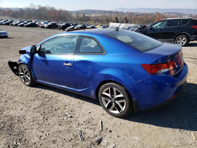 KNAFW6A3XA5283321 - 2010 KIA FORTE SX BLUE photo 2