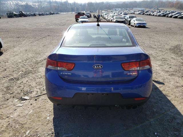 KNAFW6A3XA5283321 - 2010 KIA FORTE SX BLUE photo 6