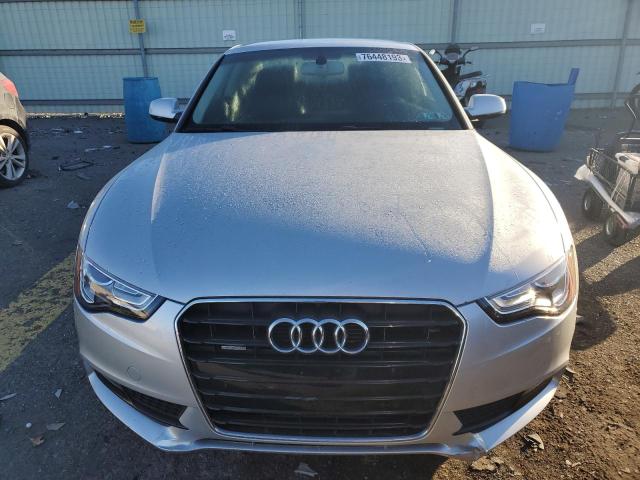 WAULFAFR8DA070348 - 2013 AUDI A5 PREMIUM PLUS SILVER photo 5