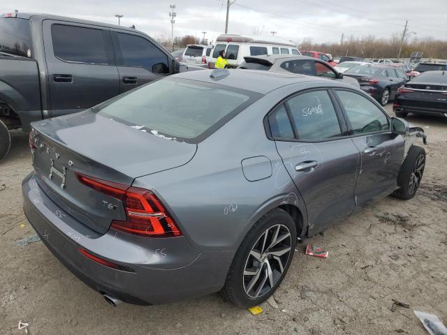 7JRA22TK9LG067393 - 2020 VOLVO S60 T6 MOMENTUM GRAY photo 3