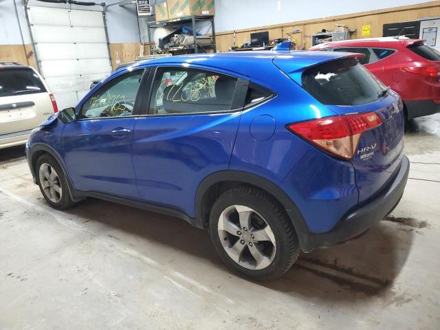 3CZRU6H38JG729609 - 2018 HONDA HR-V LX BLUE photo 2