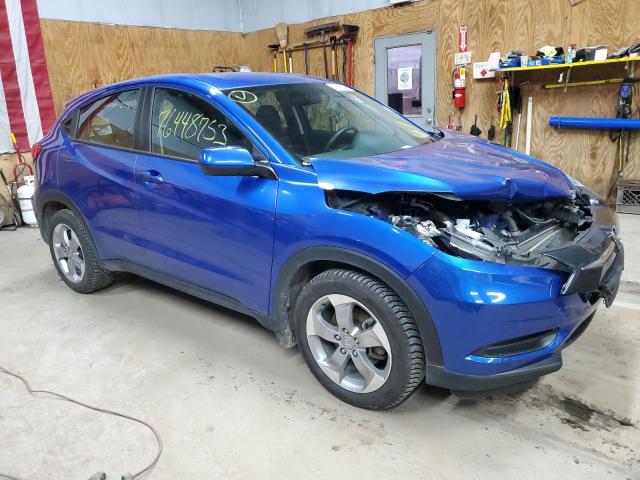 3CZRU6H38JG729609 - 2018 HONDA HR-V LX BLUE photo 4