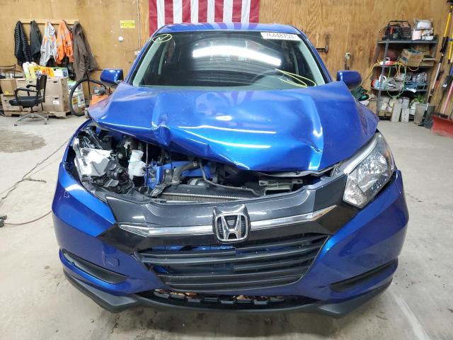 3CZRU6H38JG729609 - 2018 HONDA HR-V LX BLUE photo 5