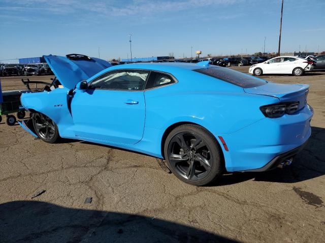 1G1FF1R7XN0101898 - 2022 CHEVROLET CAMARO LT1 BLUE photo 2