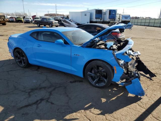 1G1FF1R7XN0101898 - 2022 CHEVROLET CAMARO LT1 BLUE photo 4