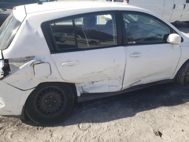 3N1BC13E97L381960 - 2007 NISSAN VERSA S WHITE photo 10