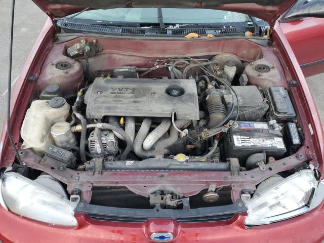 1Y1SK528X2Z408471 - 2002 CHEVROLET GEO PRIZM BASE RED photo 11