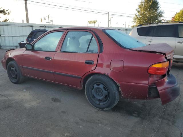 1Y1SK528X2Z408471 - 2002 CHEVROLET GEO PRIZM BASE RED photo 2