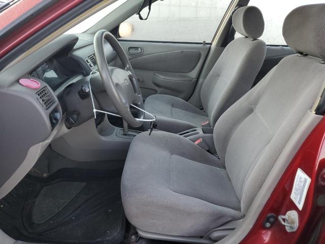 1Y1SK528X2Z408471 - 2002 CHEVROLET GEO PRIZM BASE RED photo 7