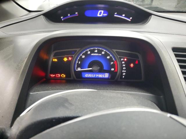 2HGFG12908H512664 - 2008 HONDA CIVIC EXL ვერცხლისფერი ფოტო 9