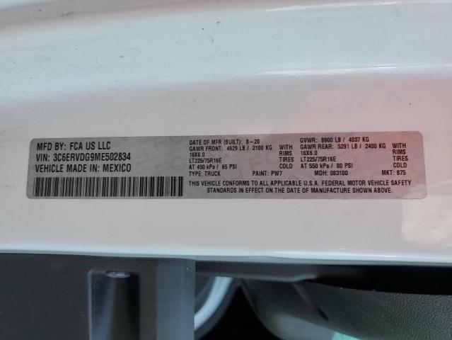 3C6ERVDG9ME502834 - 2021 RAM PROMASTER 2500 HIGH GREEN photo 13