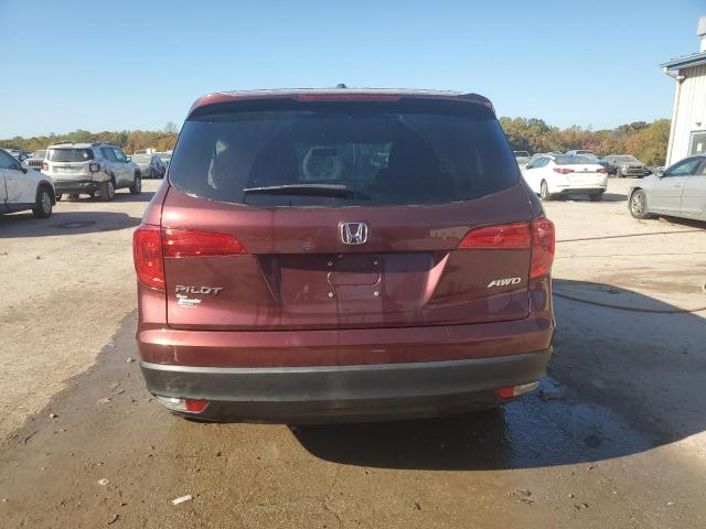 5FNYF6H38JB036606 - 2018 HONDA PILOT EX BURGUNDY photo 6