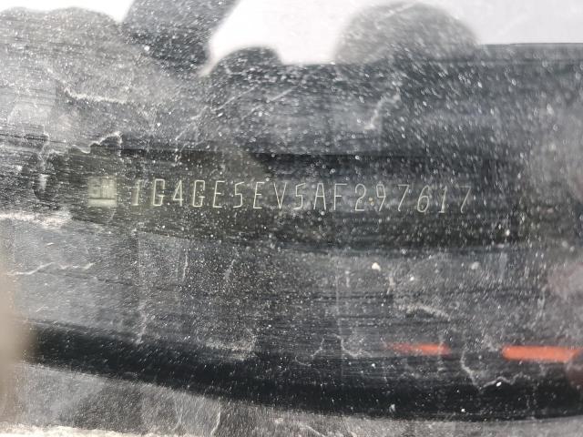 1G4GE5EV5AF297617 - 2010 BUICK LACROSSE CXS BLUE photo 12