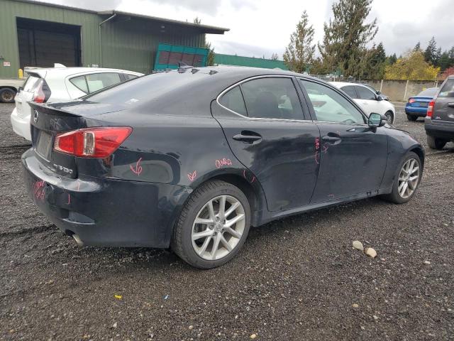 JTHCF5C23B5047811 - 2011 LEXUS IS 250 BLACK photo 3