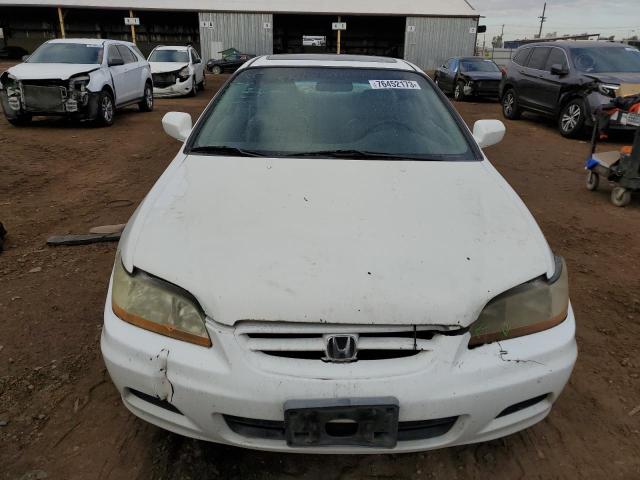 1HGCG22522A013246 - 2002 HONDA ACCORD EX WHITE photo 5