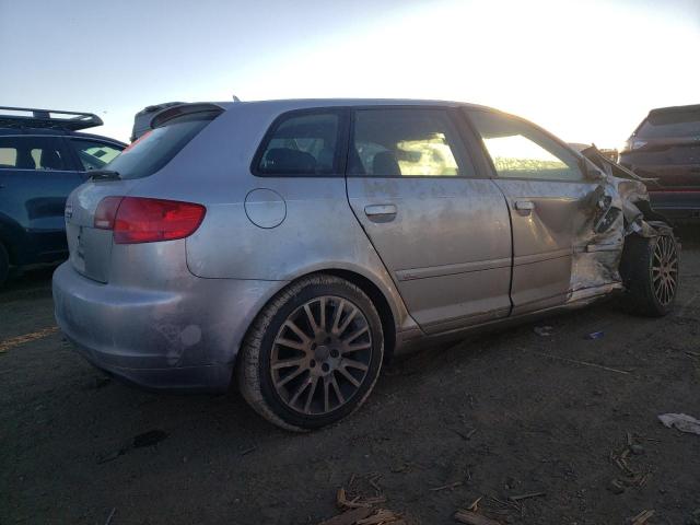 WAUHF78P07A122693 - 2007 AUDI A3 2 SILVER photo 3