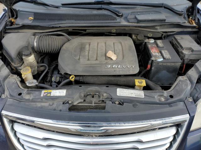 2C4RC1BG0DR646519 - 2013 CHRYSLER TOWN & COU TOURING BLUE photo 11