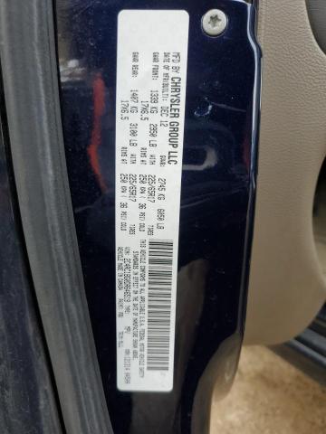 2C4RC1BG0DR646519 - 2013 CHRYSLER TOWN & COU TOURING BLUE photo 12